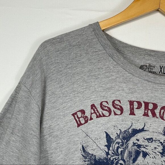 Bass Pro Shops Gray T-Shirt An American Tradition - Picture 5 of 11